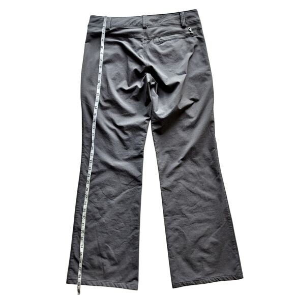Athleta Women's  Gray Trekkie Hiking Wide Leg Pants Zip Pockets Mid-Rise Size 8 - Picture 10 of 13